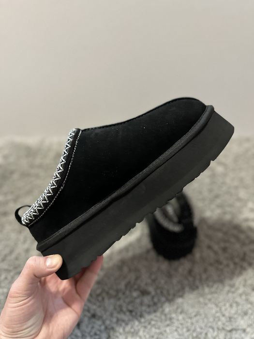 Уггі угги UGG Tasman Platform Black Уги короткі чорні