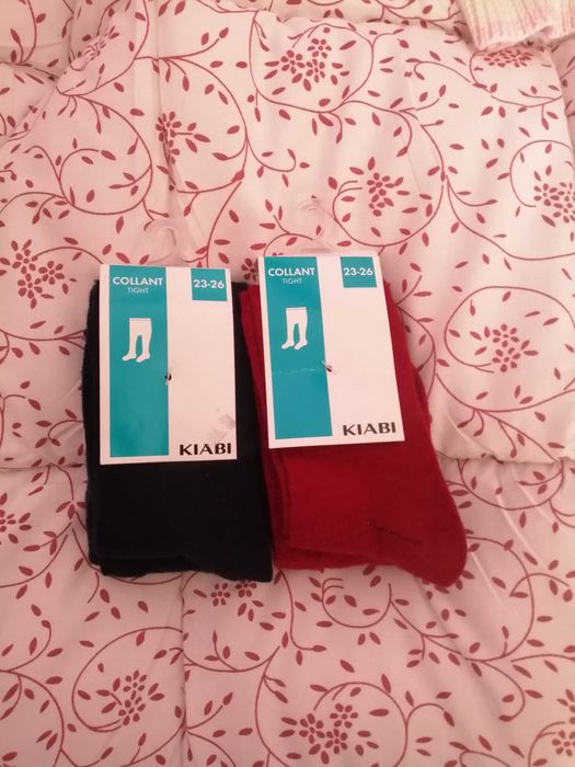 Collans 2pares azul+bourdou novos!