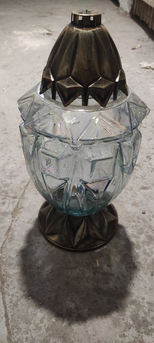 Znicz szklany przezroczysty