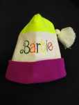 Kolorowa czapka BARBIE z pomponem vintage retro streetwear
