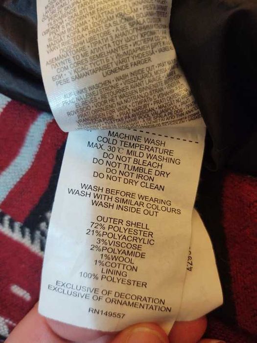 Krótka Spódnica Miniówka Ciepła Wzorzysta FB Sister Rozmiar XL