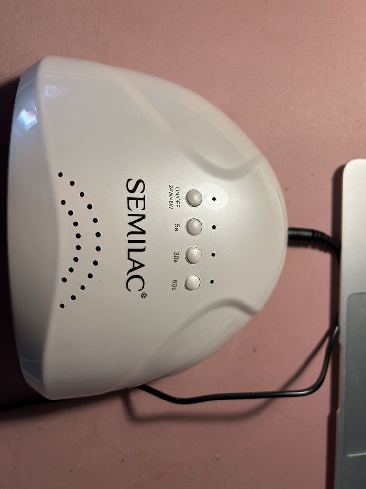 Lampa semilac z formami itp