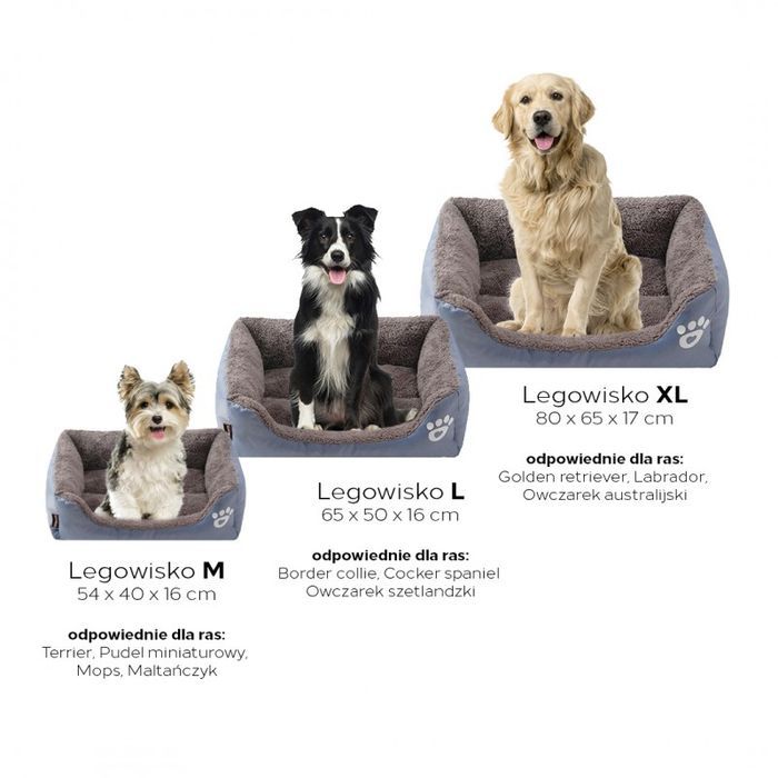 Legowisko Dla Psa Posłanie M- Szare