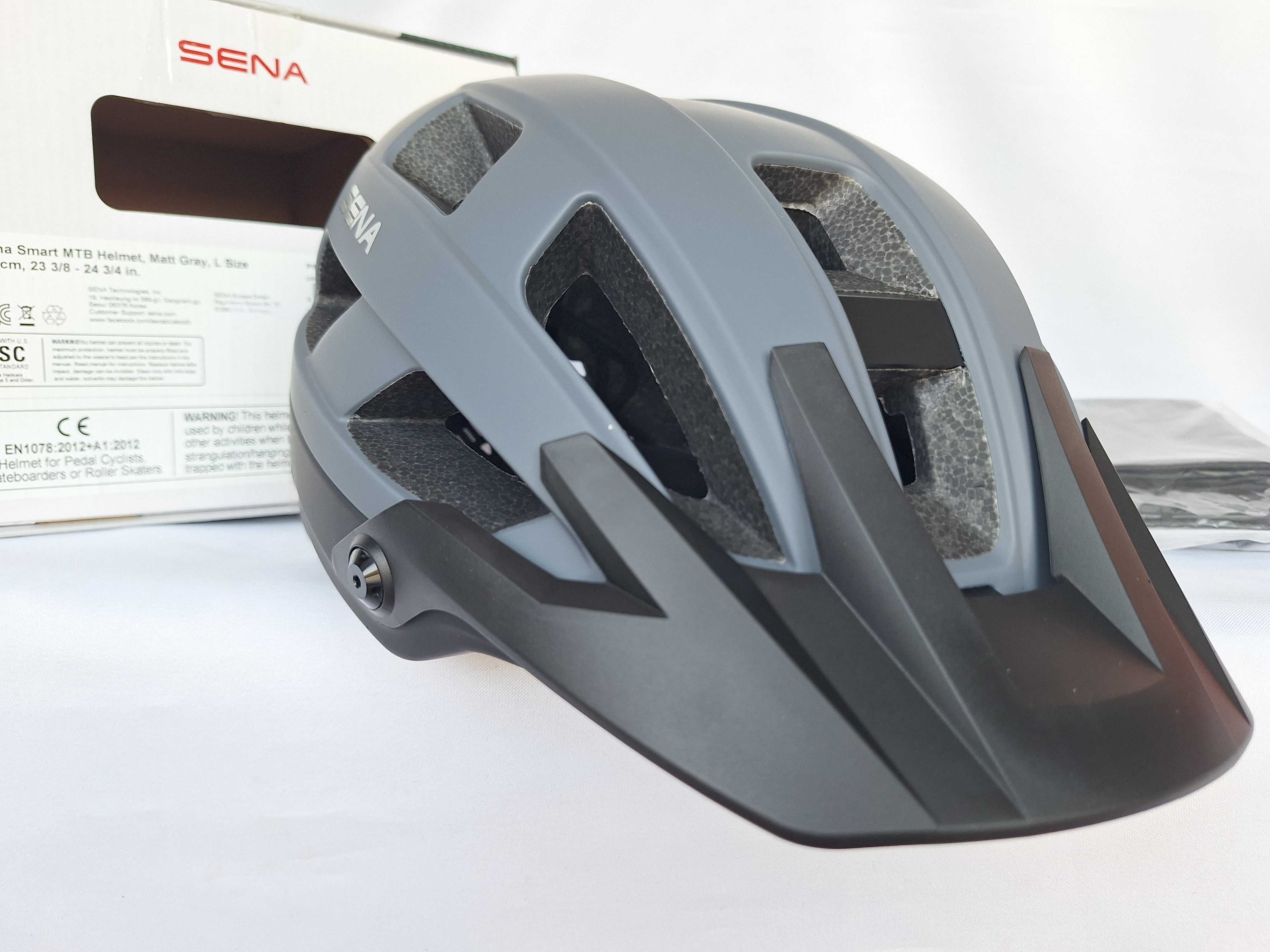 Kask rowerowy Sena Smart MTB Helmet M1 Matt Gray L 59-63cm