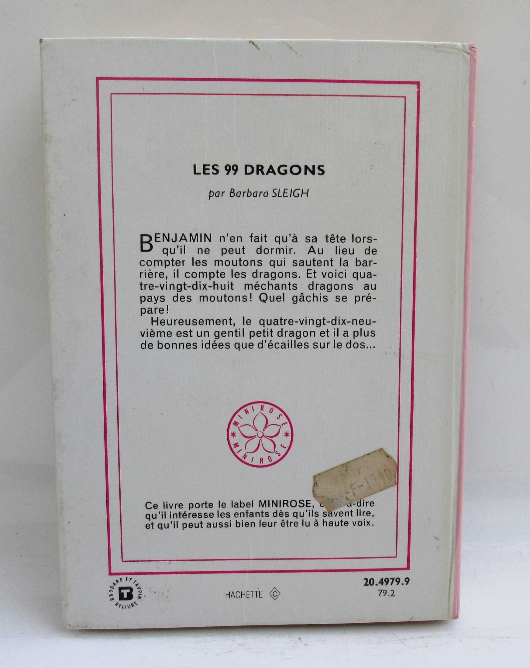 Livro Les 99 dragons, Barbara Sleigh 1979