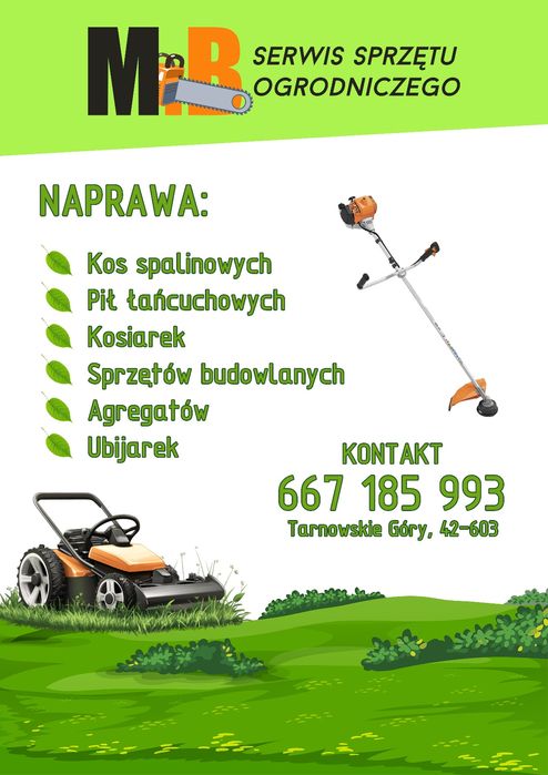 Piła naprawa piły kosy kosiarek i innych