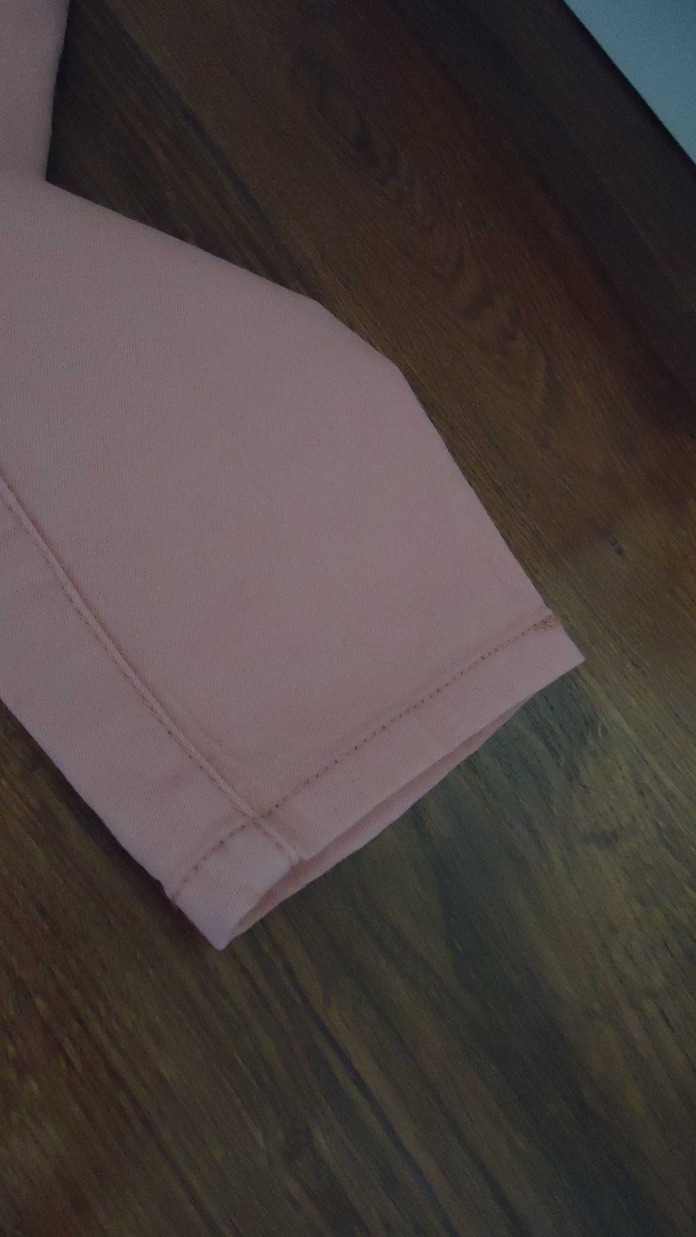 r.XS 34 dżinsowe legginsy różowe jegginsy różowe spodnie dżinoswe