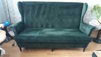 Sofa 3 osobowa zielona