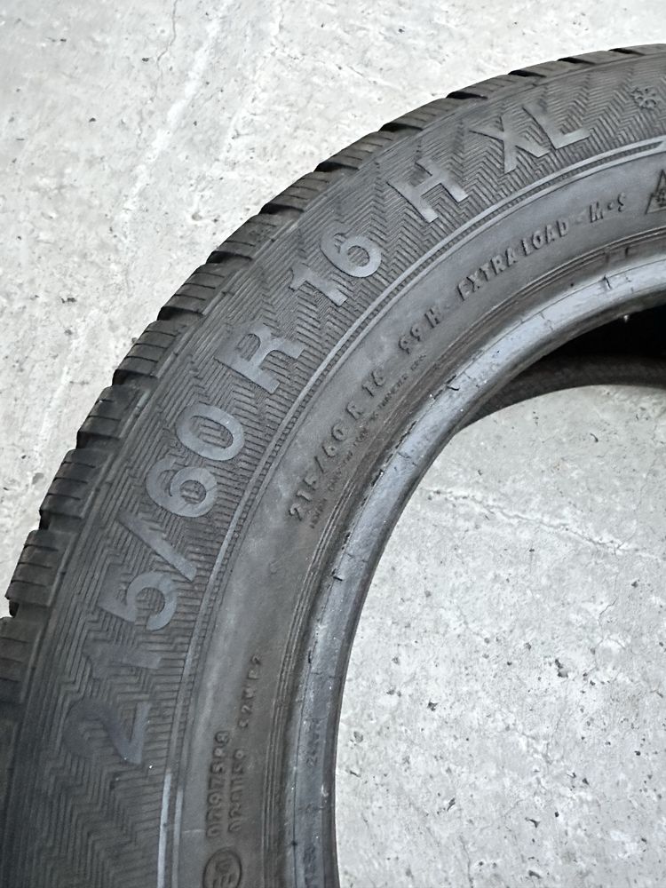 Шини 215 60 16 99H XL Gislaved Euro Frost 6 пара
