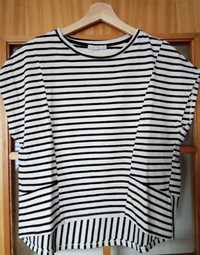 T-shirt riscas da Zara