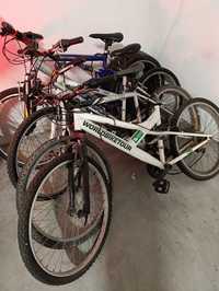 3 bicicletas de montanha