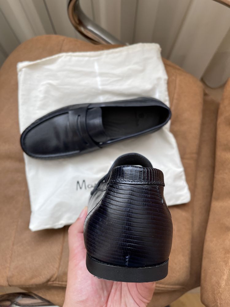 Новые кожаные мокасины Massimo Dutti