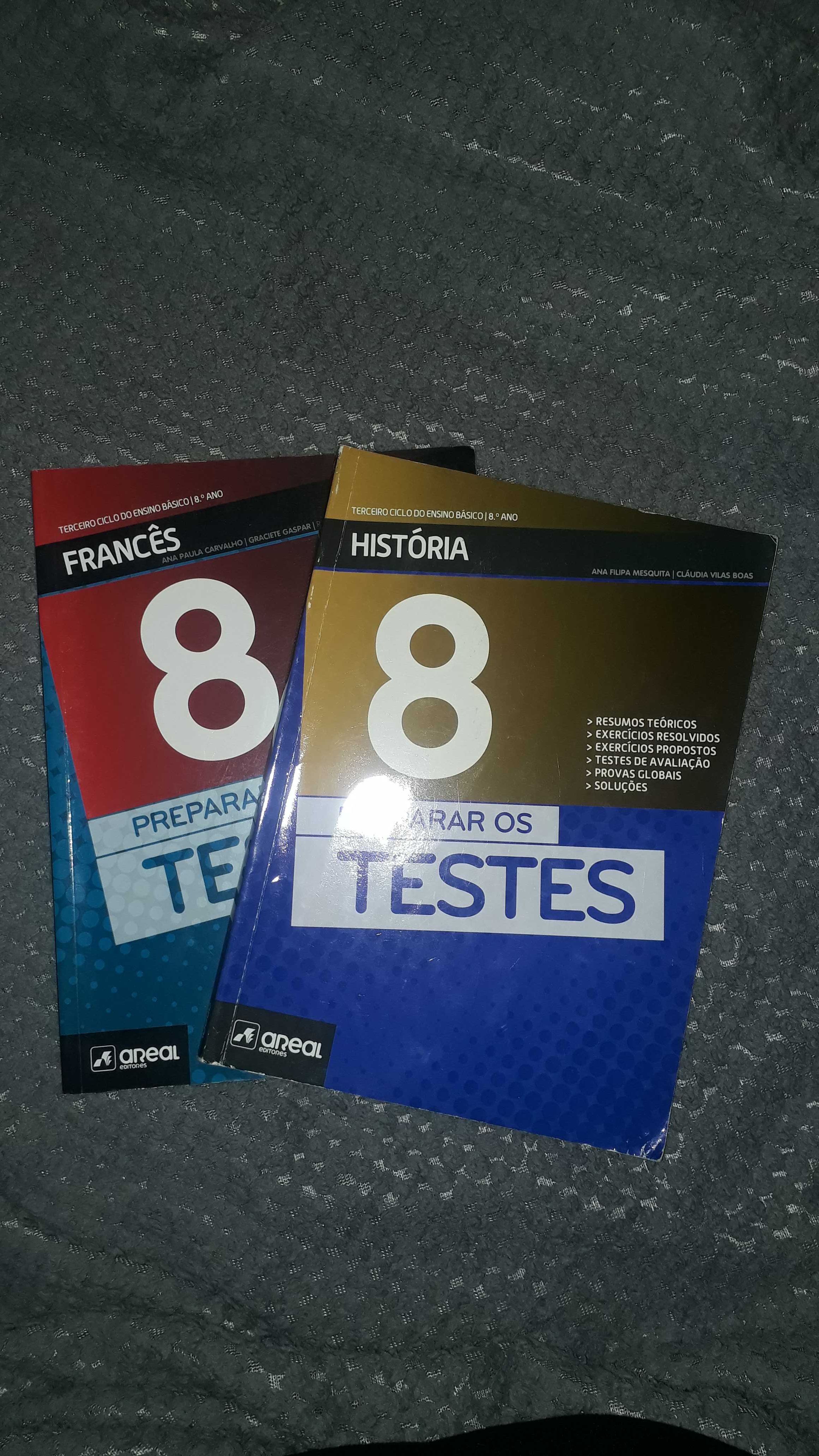 "Preparar os testes" 8ºano (História e Francês)