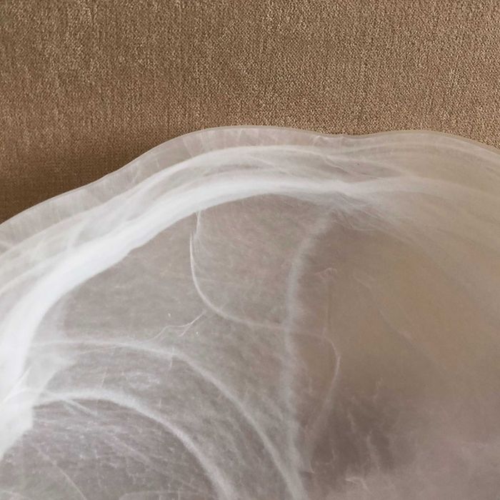 Плафон  белый 30 см. стекло СССР люстра бра светильник