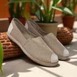 Złote Połyskujące Brokatowe Espadryle