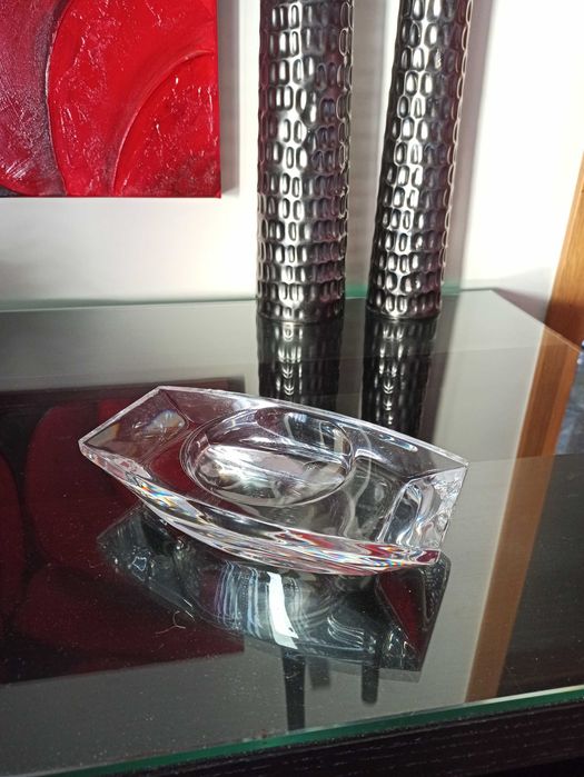 Cinzeiro de vidro, marca DaVinci