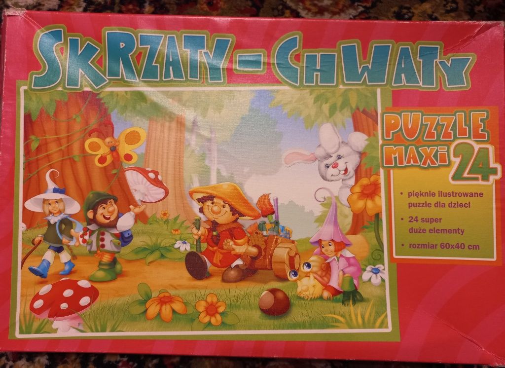 Puzzle maxi Skrzaty- Chwaty 24 elementy