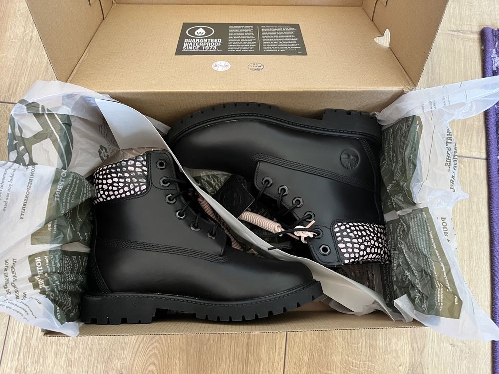 Nowe Timberland damskie czarne roz. 37