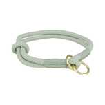 obroża zaciskowa, dla psa, szałwiowa/miętowa, nylon, S–M: 40 cm/o 10 m