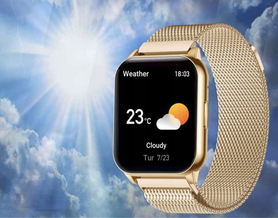 ZESTAW XXL SMARTWATCH Zegarek Damski Sport Zdrowie Prezent ! GRATISY!