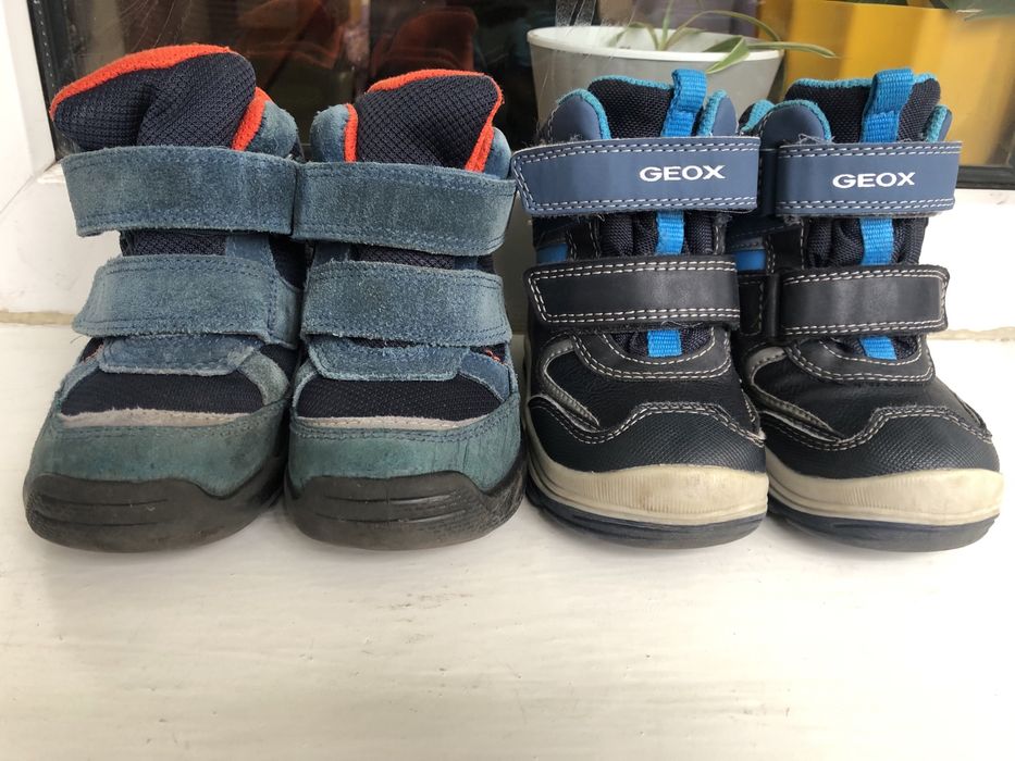 Ecco, Geox зимові чобітки