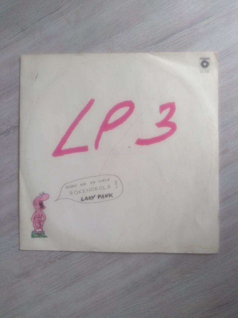 LP3 , płyta winylowa.