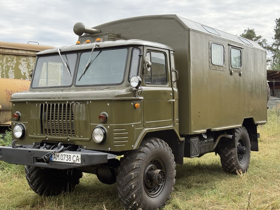 Газ 66 Кунг Лебідка