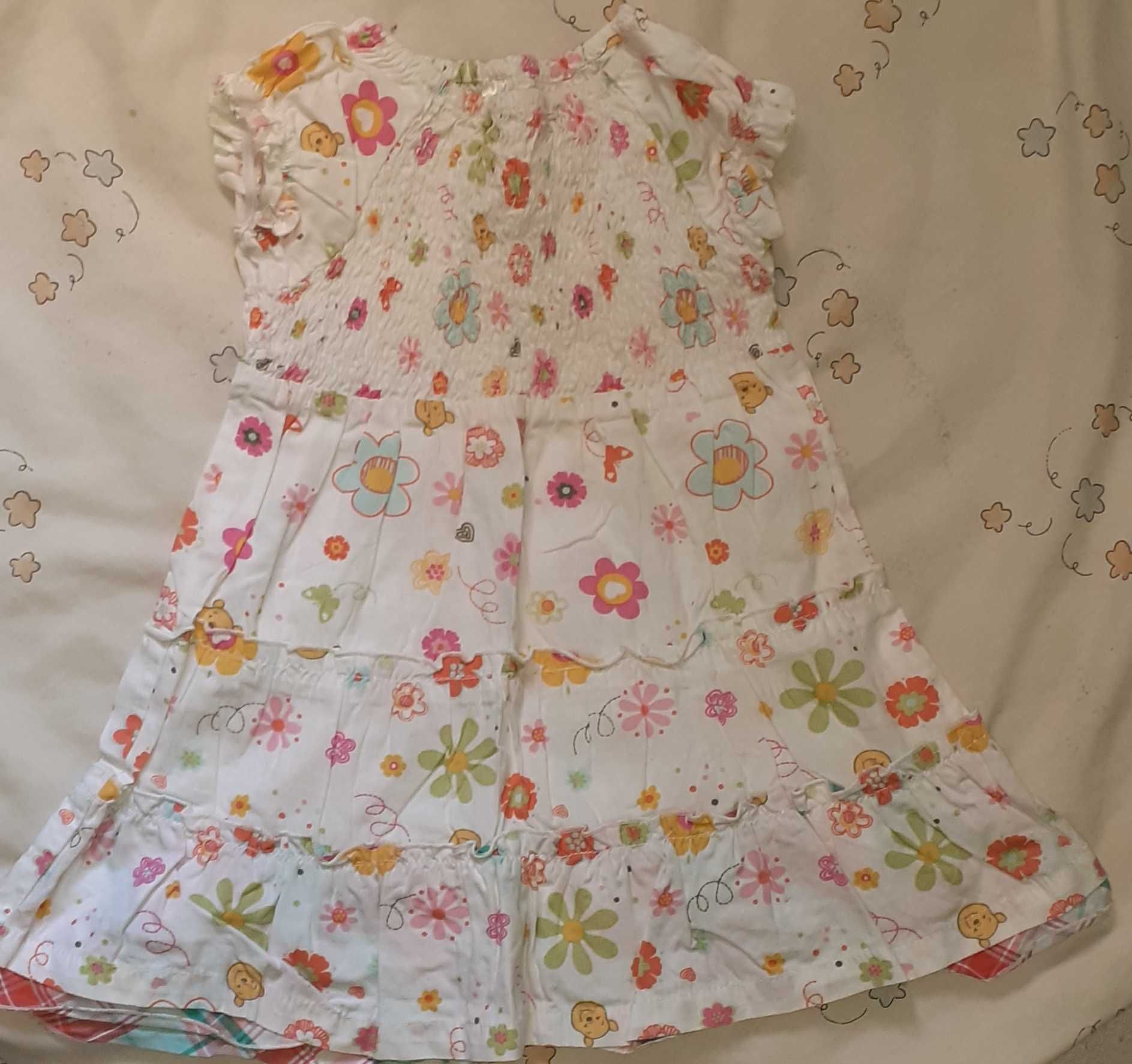 Vestido de menina floral 3/6 meses