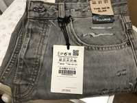 Новые стильные джинсы Pull&bear 90 slim grey