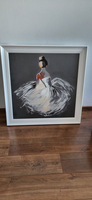 Obraz z rama, baletnica