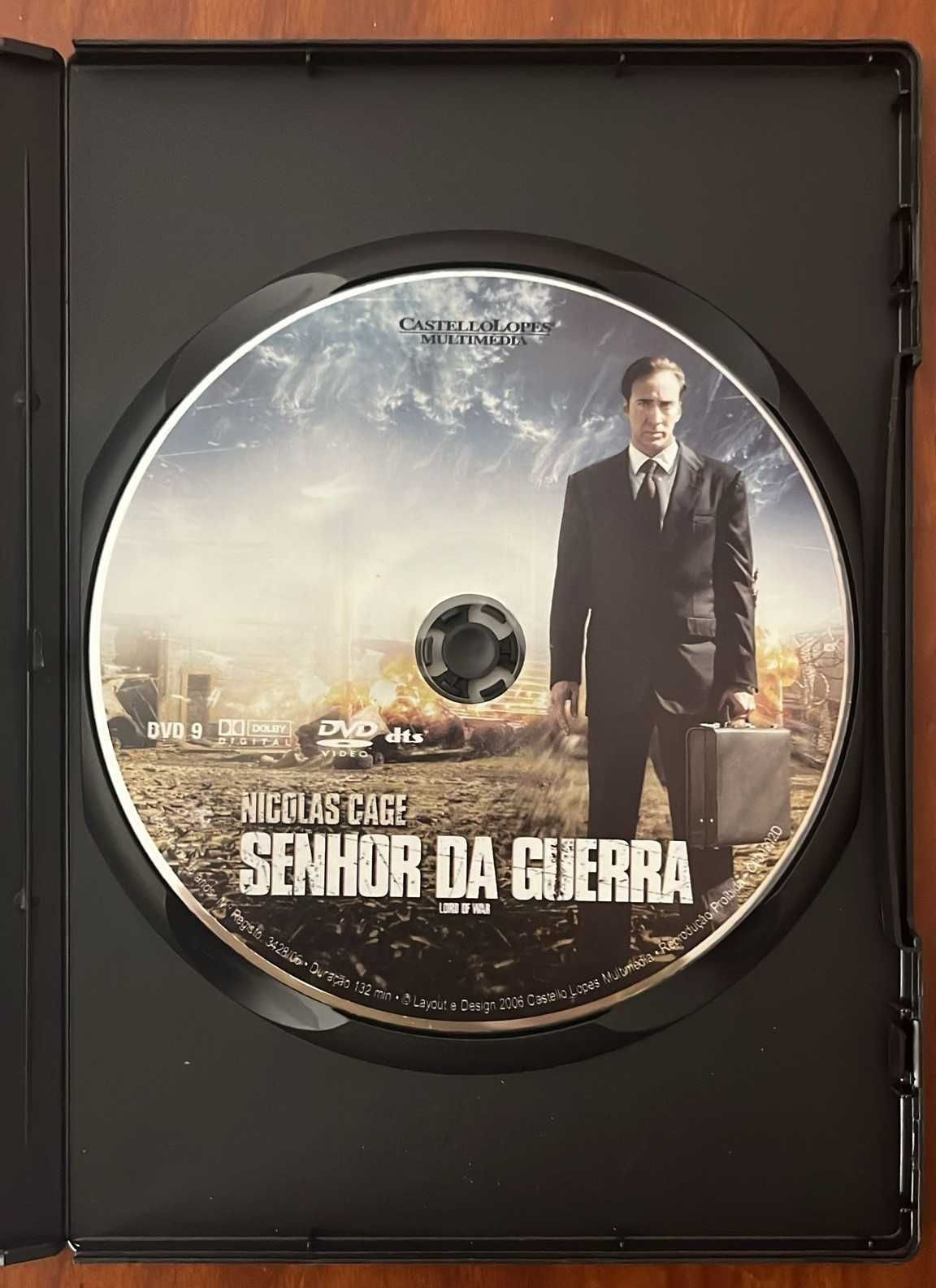 DVD "Senhor da Guerra" com Nicolas Cage