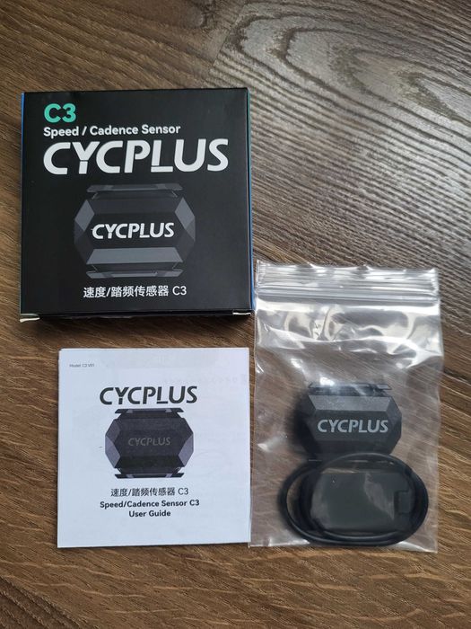 Cycplus C3 czujnik prędkości/kadencji Bluetooth oraz Ant+ do Garmin
