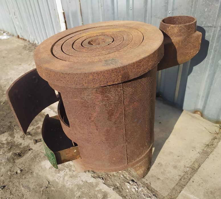 печка чугунная буржуйка СССР