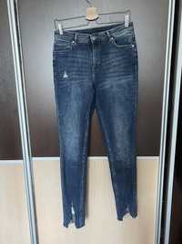 Jeansy 40 H&M granatowe skinny