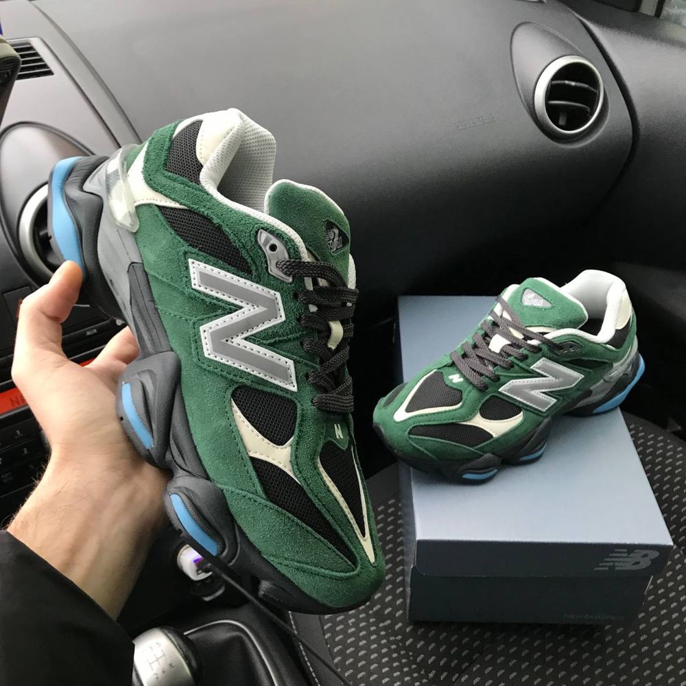 Чоловічі кросівки нюбеланс зелені New balance 9060 green