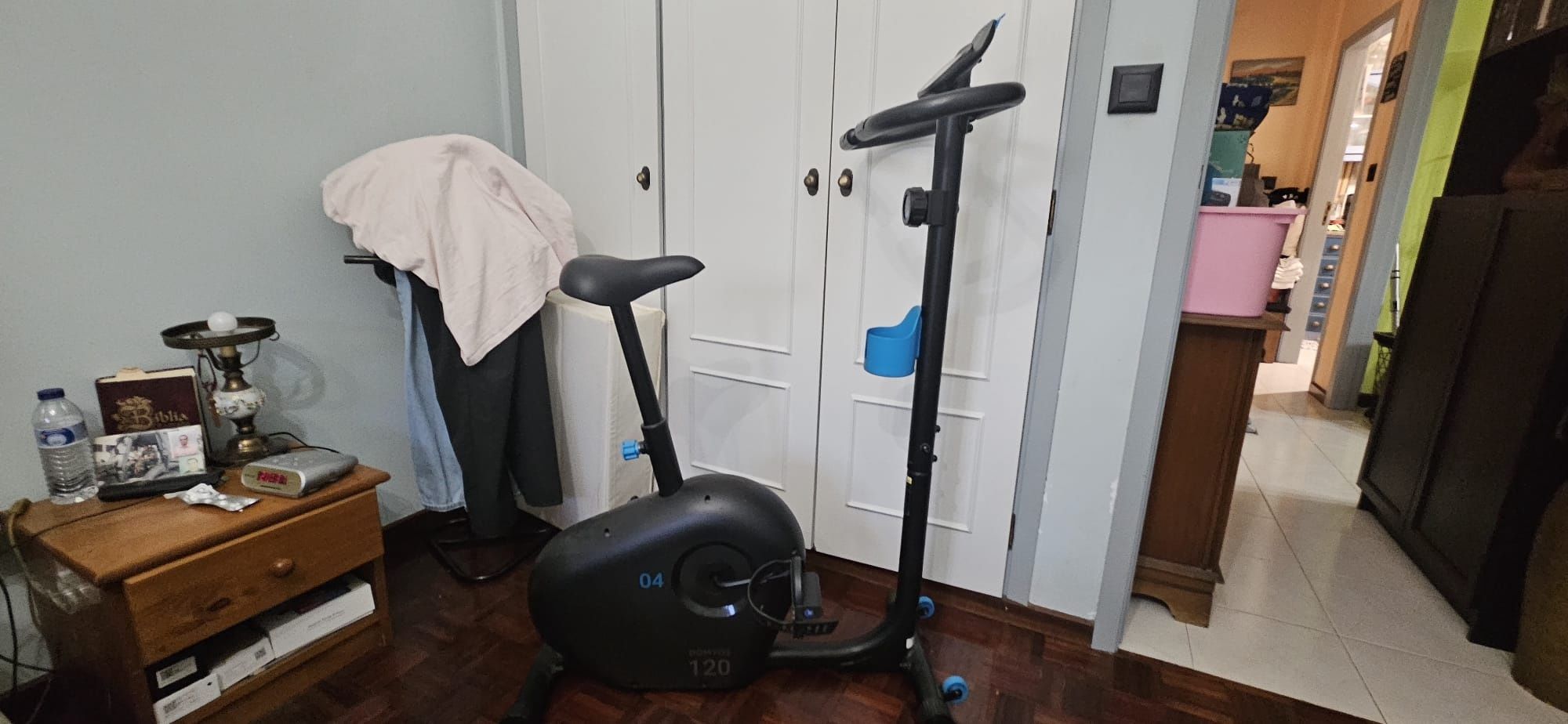 Bicicleta estática essencial eb120 Domyos