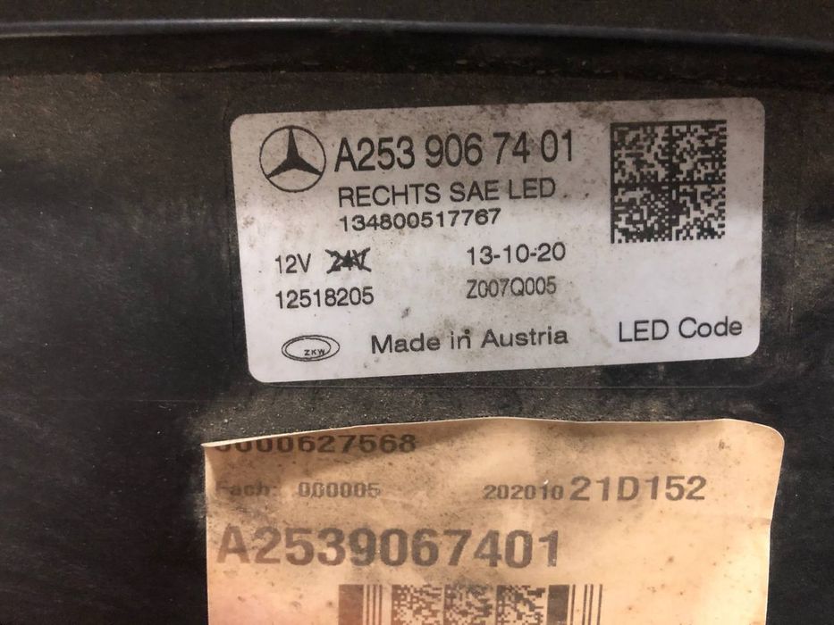 Mercedes glc , lampa prawa, wahacz, dyfuzor, mocowanie silnika