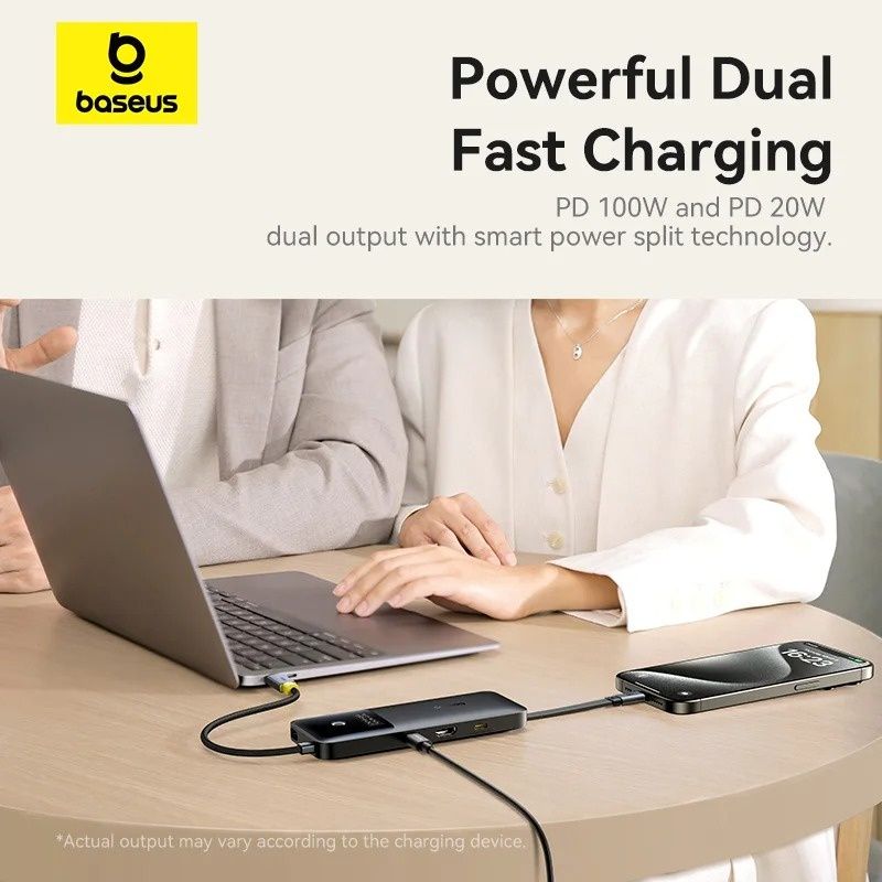 Hub rozgałęziacz dock BASEUS USB-C z HDMI 6 w 1 nowy