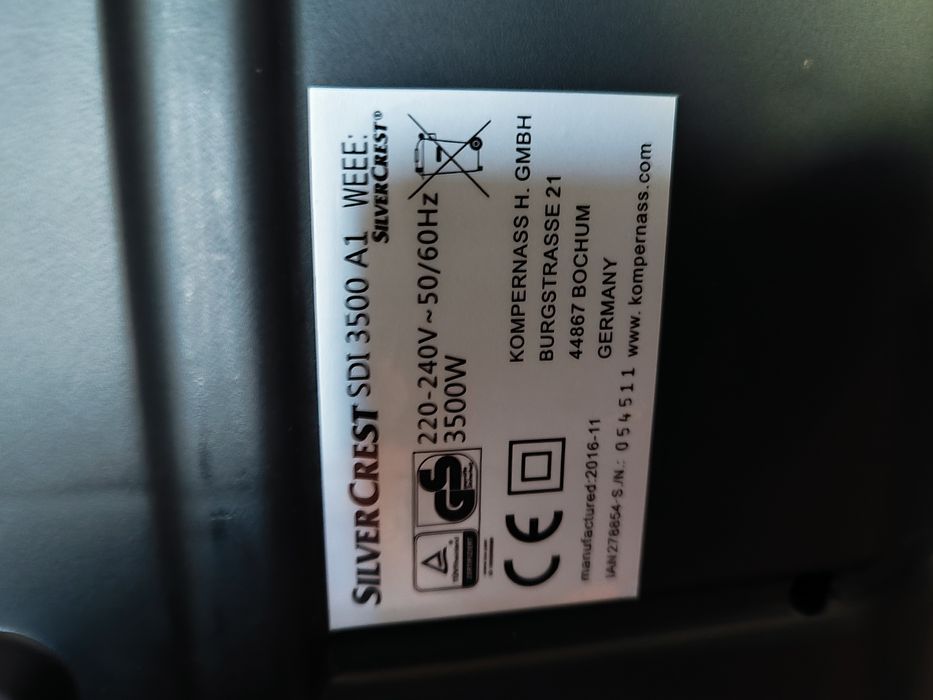 Placa de indução silver crest