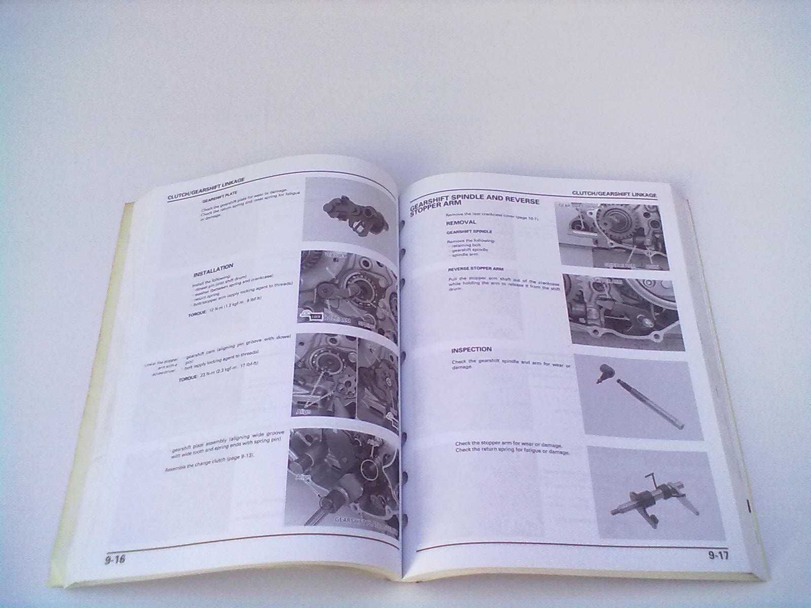 Manual Técnico Oficial Honda TRX Fourtrax 350