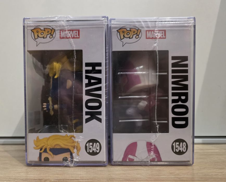 Zestaw dwóch Figurek Funko Pop, Havok, Nimrod, X-men, Marvel