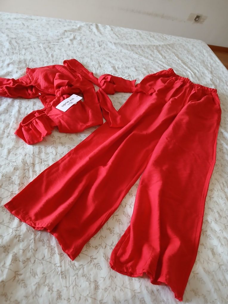 Conjunto calça e top