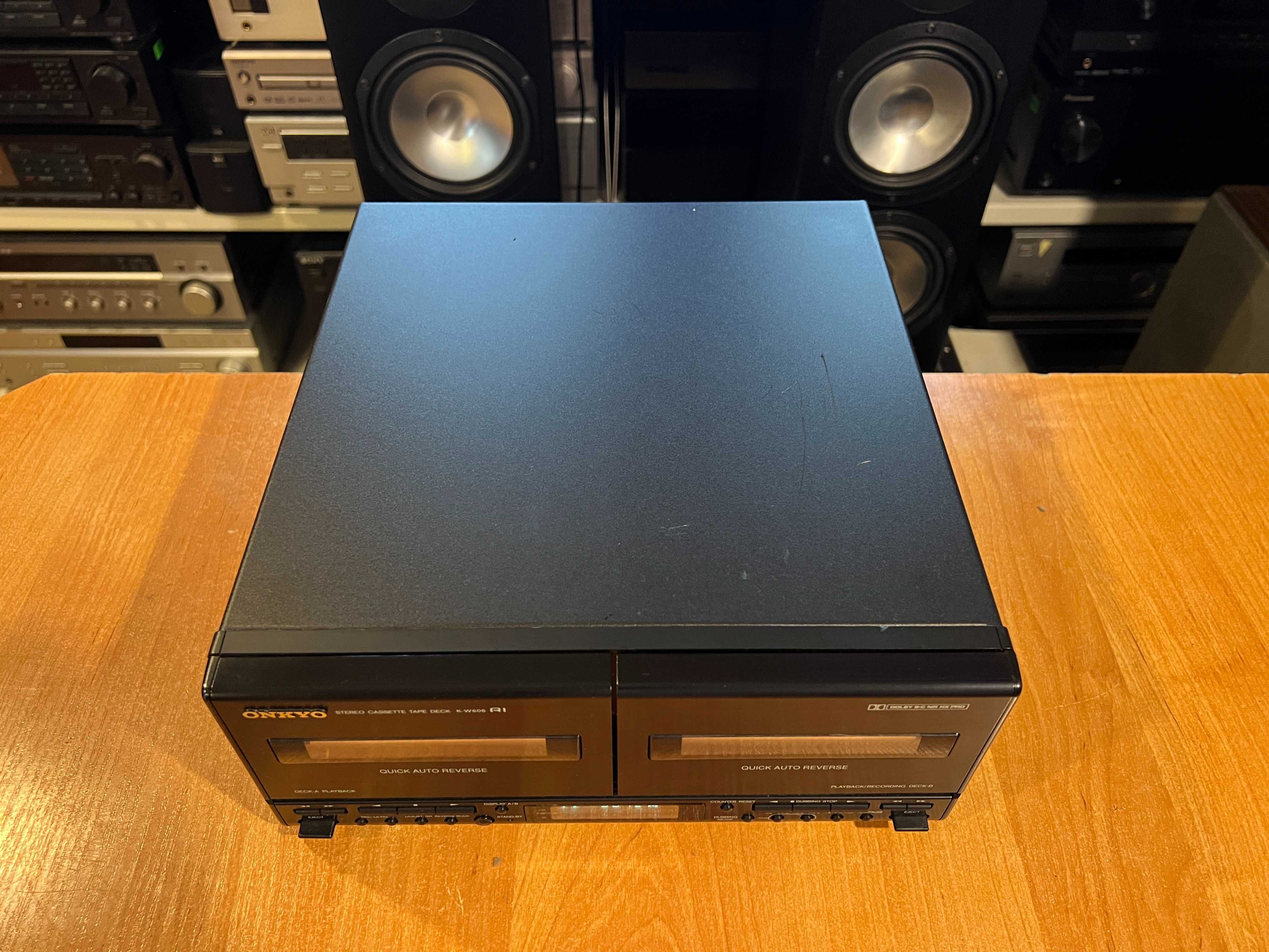 Magnetofon kasetowy Onkyo K-W606 Audio Room