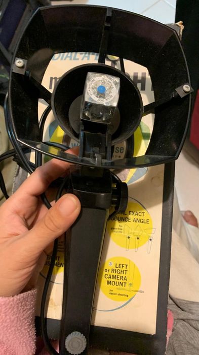 Flash Dial-a-bounce movie light vintage