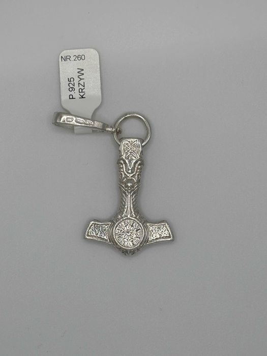 Piękna Nowa Srebrna Zawieszka P. 925 W. 14,25G NR 260 Best Mobile KRZY