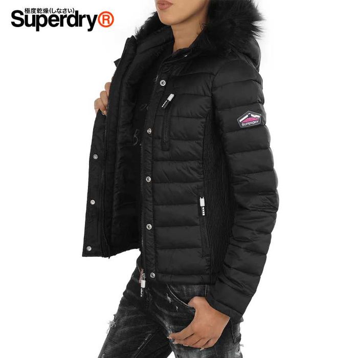 SUPERDRY Mountain Fuji Kurtka Damska EU 36 Oryginalna Super Stan