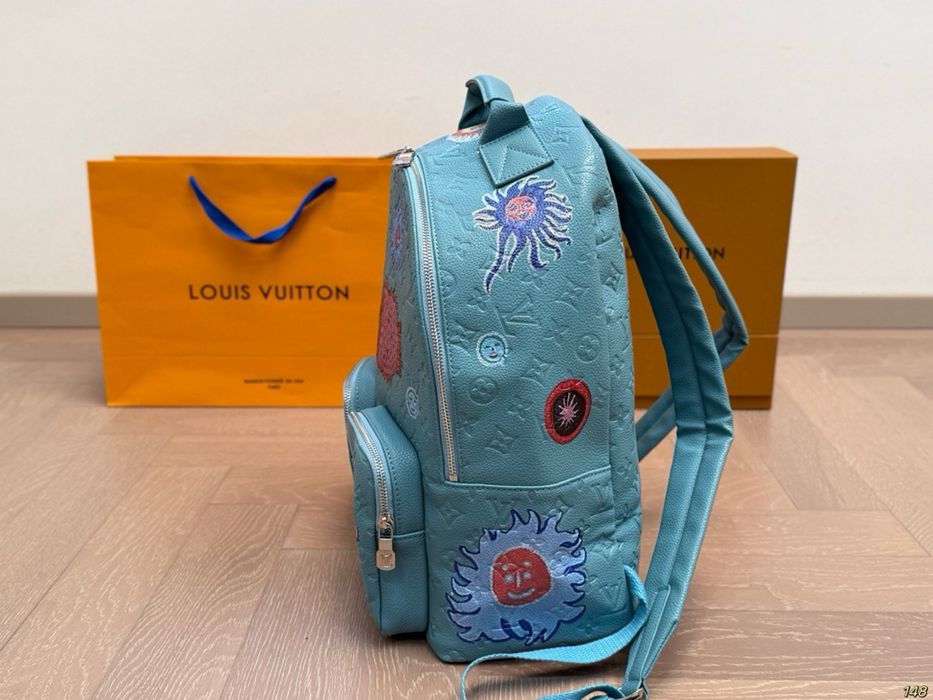 Louis Vuitton Multipocket virgil abloh рюкзак голубой мужской унисекс