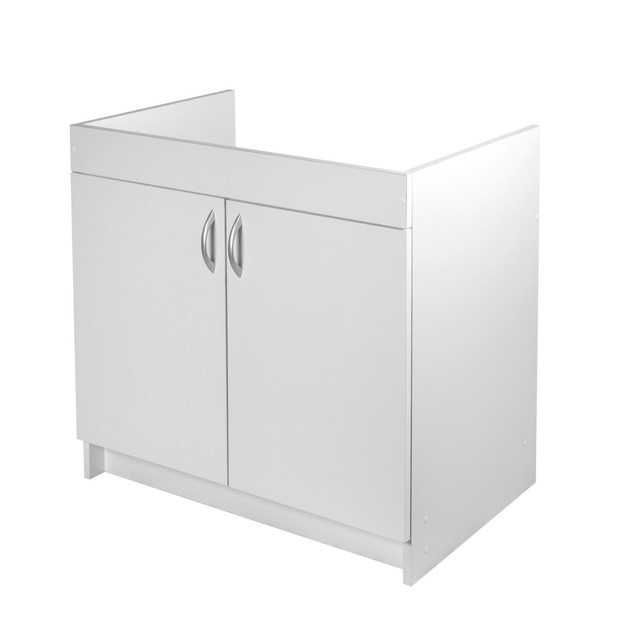 Тумба кухонна Біла під мийку накладну 80х50 або 80х60 уцінка
