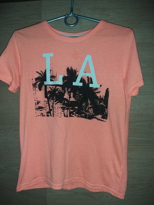 Różowa Koszulka LA