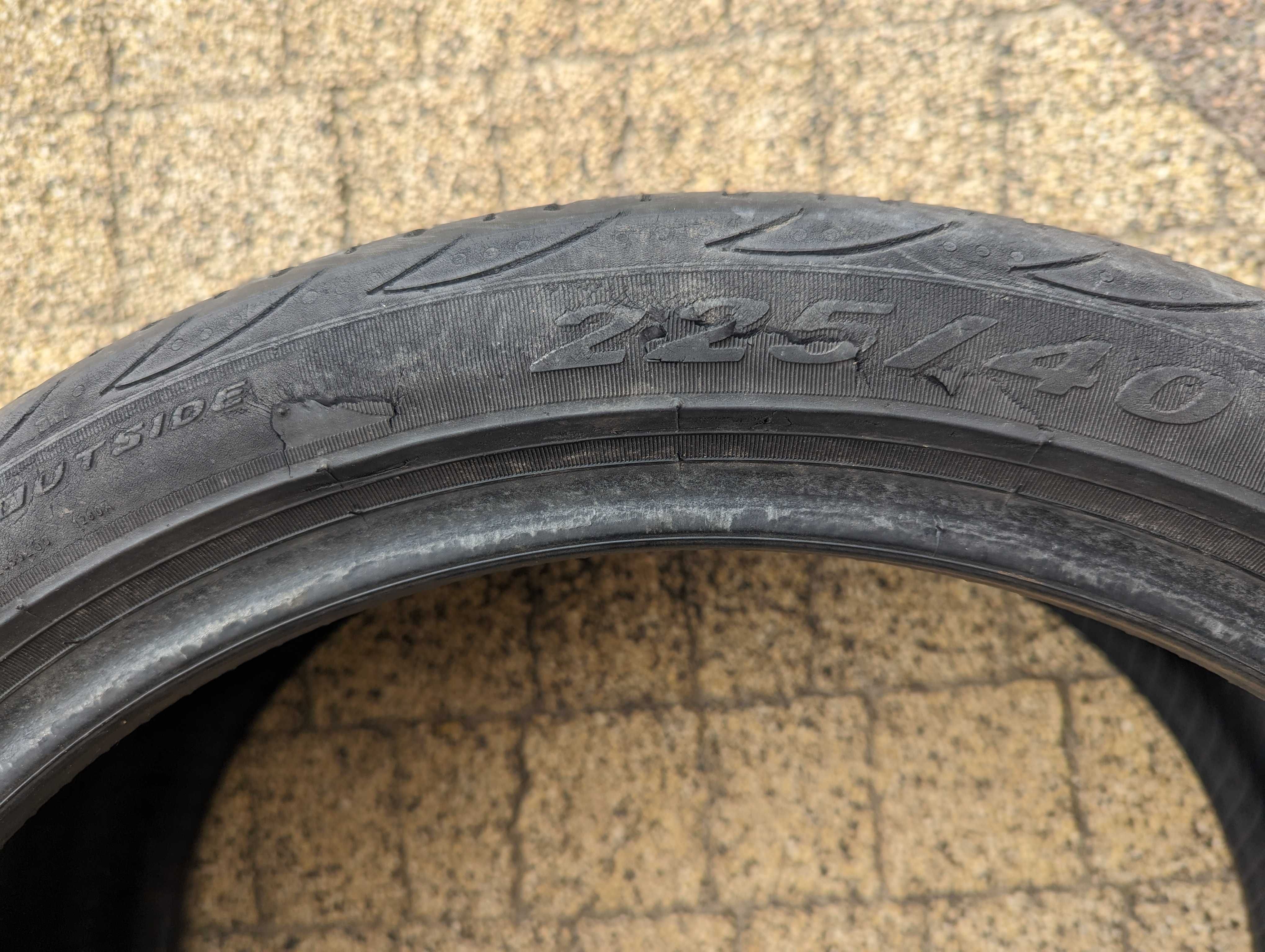 2x Pirelli P Zero Nero GT 225/40R18 letnie DOT 1221 5mm